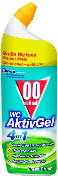 00 WC AktivGel 4in1 WC-Reiniger Fresh Green, 750 ml
