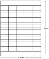 FRANKEN Stecktafel 31,5 x 49,0 cm 5 Spalten