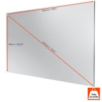 celexon Rahmenleinwand Expert PureWhite 16:9, 300 x 169 cm Projektionsfläche
