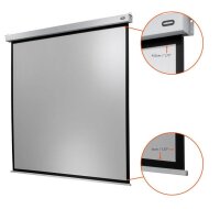 celexon elektrische Rolloleinwand Motor Professional Plus 1:1, 240 x 240 cm Projektionsfläche