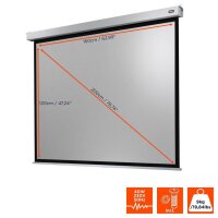 celexon elektrische Rolloleinwand Motor Professional Plus 4:3, 160 x 120 cm Projektionsfläche