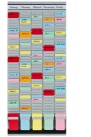 FRANKEN Stecktafel 31,5 x 78,3 cm 5 Spalten