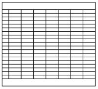 FRANKEN Stecktafel 47,3 x 49,0 cm 7 Spalten