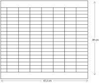 FRANKEN Stecktafel 47,3 x 49,0 cm 7 Spalten