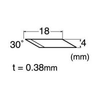 NT Cuttermesser-Klingen BDC-200P silber 4,0 mm, 40 St.
