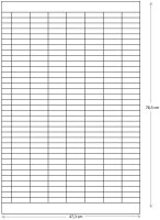 FRANKEN Stecktafel 47,3 x 78,3 cm 7 Spalten