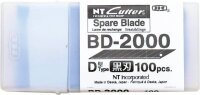 NT Cuttermesser-Klingen BL-2000 black blade schwarz 9,0 mm, 100 St.