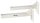 celexon Wandabstandshalter Professional Serie weiß