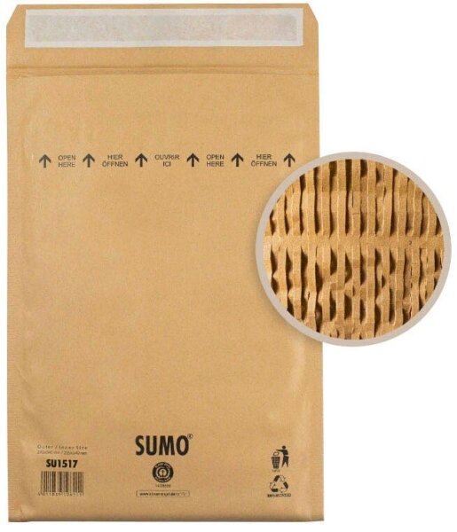 MAILmedia Polstertaschen SUMO® 1517 braun für DIN C4, 100 St.