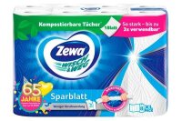 Zewa Küchenrollen WISCH&WEG Sparblatt 2-lagig, 8...