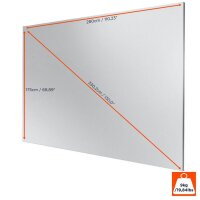 celexon Rahmenleinwand Expert PureWhite 16:10, 280 x 175 cm Projektionsfläche