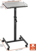 celexon PT2000 Projektortisch schwarz