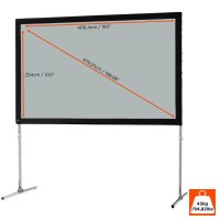 celexon Faltrahmenleinwand für Rückprojektion...