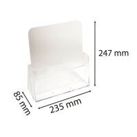 Exacompta Tischprospekthalter Office Exacryl transparent...