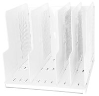 Exacompta Sortierstation MODULOTOP weiß mit 4 Fächern