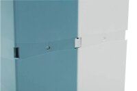 Exacompta Schreibtisch-Organizer Multitower weiß Polystyrol 4 Fächer 8,3 x 11,0 x 23,0 cm