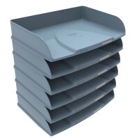 Exacompta Briefablage Combo Styli graublau DIN A4 quer, 1 St.