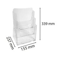 Exacompta Tischprospekthalter Office Exacryl transparent...