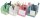 Exacompta Stiftehalter Pen Wave farbsortiert Polystyrol 5 Fächer 11,0 x 12,0 x 16,0 cm