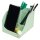 Exacompta Stiftehalter Pen Wave salbeigrün Polystyrol 5 Fächer 11,0 x 12,0 x 16,0 cm