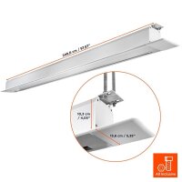 celexon elektrische Rolloleinwand Professional Plus 4:3, 200 x 150 cm Projektionsfläche