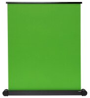 celexon mobile Leinwand Key Green Screen stufenlose Formatwahl, 150 x 180 cm Projektionsfläche