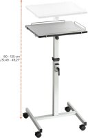 celexon PT2000 Projektortisch grau
