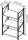 Manorga Schwerlastregal EPSIVOL ZR2012603F4D lichtgrau 125,0 x 60,0 x 200,0 cm