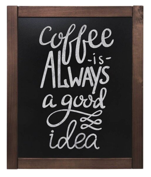 Showdown® Displays Kreidetafel Natura 50,0 x 60,0 cm Dark Wood