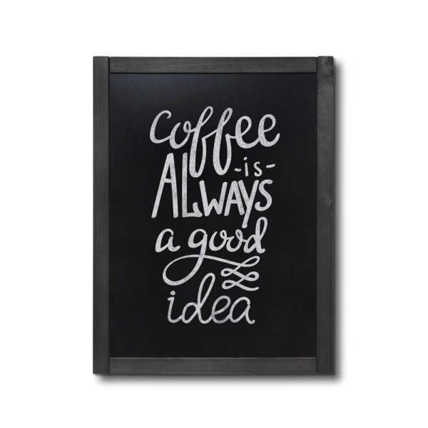 Showdown® Displays Kreidetafel Natura 60,0 x 80,0 cm schwarz