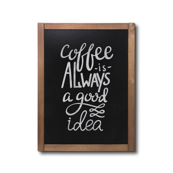 Showdown® Displays Kreidetafel Natura 60,0 x 80,0 cm Natural Wood