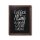 Showdown® Displays Kreidetafel Natura 60,0 x 80,0 cm Dark Wood