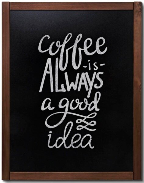 Showdown® Displays Kreidetafel Natura 70,0 x 90,0 cm Dark Wood