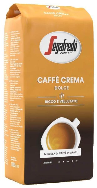Segafredo Crema Dolce Kaffeebohnen, 1 kg