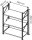 Manorga Schwerlast-Weitspannregal EPSIVOL ZR2015603F4D lichtgrau 150,0 x 60,0 x 200,0 cm