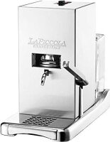 LA PICCOLA Satinata ESE-Pads Siebträgermaschine silber