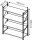Manorga Schwerlast-Weitspannregal EPSIVOL ZR2518604F4D lichtgrau 180,0 x 60,0 x 250,0 cm