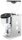 ROCKET® Faustino 3.1 Kaffeemühle chrom, weiß 310 W