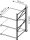 Manorga Anbau-Schwerlastregal EPSIVOL ZR2012103F4S himmelblau, braun 125,0 x 100,0 x 200,0 cm