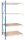 Manorga Anbau-Schwerlastregal EPSIVOL ZR2515804F4S himmelblau, braun 150,0 x 80,0 x 250,0 cm