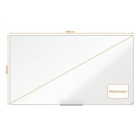 nobo Whiteboard Impression Pro Widescreen 188,0 x 106,0 cm weiß emaillierter Stahl