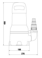 GARDENA Schmutzwasser-Tauchpumpe 25000 1100 W
