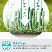 GARDENA HandyMower 22/18V solo Akku-Rasenmäher 18,0 V für bis zu 50 m², ohne Akku