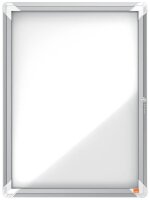 nobo Schaukasten silber 4x DIN A4 69,2 x 3,7 x 53,2 cm, 1...
