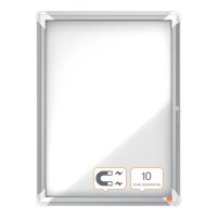 nobo Schaukasten silber 4x DIN A4 69,2 x 3,7 x 53,2 cm, 1 St.