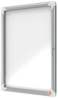 nobo Schaukasten silber 4x DIN A4 69,2 x 3,7 x 53,2 cm, 1 St.