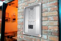nobo Schaukasten silber 4x DIN A4 69,2 x 3,7 x 53,2 cm, 1 St.