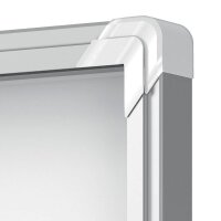 nobo Schaukasten silber 4x DIN A4 69,2 x 3,7 x 53,2 cm, 1 St.