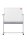 nobo mobiles Whiteboard 150,0 x 120,0 cm weiß lackierter Stahl