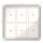nobo Schaukasten silber 6x DIN A4 69,2 x 3,7 x 75,2 cm, 1 St.
